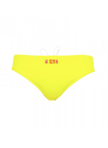 Neon yellow brief, Moschino Swim